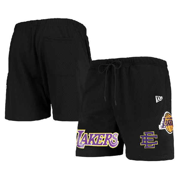 Men's Los Angeles Lakers Black Shorts 001